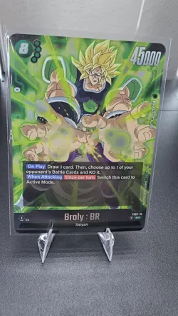 DBS Dragon Ball Fusion World FS03-10 Broly SR Trading Card - Image 1