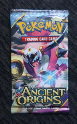 Pokemon XY Ancient Origins Factory Sealed Booster Pack - Hoopa Artwork - Image 1