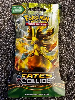 XY Fates Collide Sleeved Booster Pack New Factory Sealed Pokemon TCG Delphox 820650801136 - Image 1
