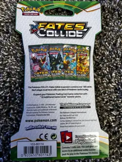 XY Fates Collide Sleeved Booster Pack New Factory Sealed Pokemon TCG Delphox 820650801136 - Image 2