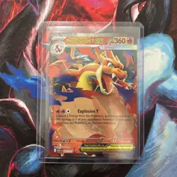 Mega Charizard Y ex 022/217 Ascended Heroes English Pokemon TCG In Hand N/M - Image 1