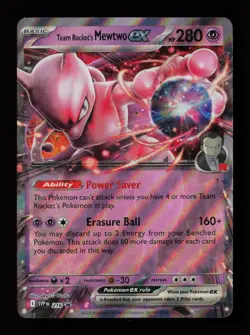 Team Rocket's Mewtwo ex 216 Promo Holo SV: Scarlet & Violet Pokemon Card - Image 1
