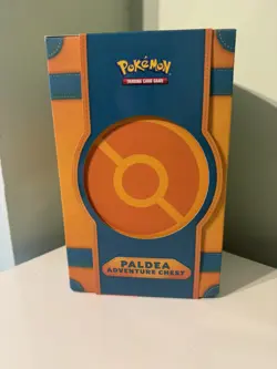 Pokemon TCG: Paldea Adventure Chest, Opened But Unused. NO PACKS - Image 1