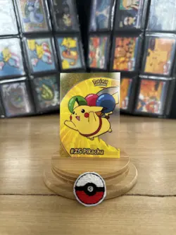 NEW NM - 2000 Pokemon Topps TV Animation Series Clear Pikachu #25 PC1 - Image 1