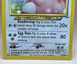Chansey 31/105 – Neo Destiny – LP – 2000 Pokemon TCG - Image 4