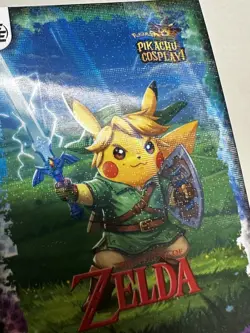 Zelda (Pikachu) #173 - Galaxy Holo - Electric Pikachu Cosplay - Pokemon - Image 2