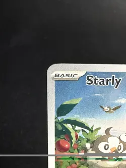 Pokemon Card - Starly Scarlet & Violet Base Set 221/198 Holo Illustration Rare - Image 4