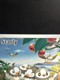 Pokemon Card - Starly Scarlet & Violet Base Set 221/198 Holo Illustration Rare - Image 5