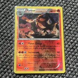 Pokemon Card Pyroar Steam Siege Reverse Holo Rare 23/114 LP - Image 4