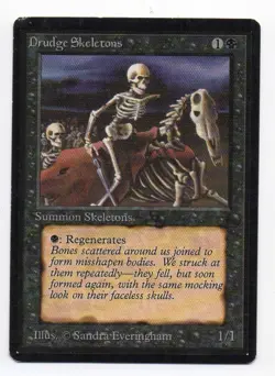 MtG BETA Drudge Skeletons (Scheletri Maledetti) - Image 1