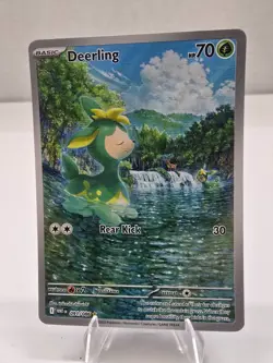 Pokemon TCG: Deerling 091/086 Sv: White Flare Holo NM Illustration Rare English - Image 1