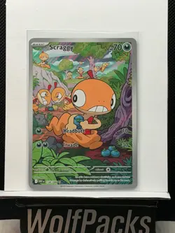 2025 Pokemon Sv: White Flare - Scraggy 138/086 Illustration Rare Holo - Image 1