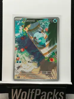 2025 Pokemon Sv: White Flare - Oshawott 105/086 Illustration Rare Holo - Image 1