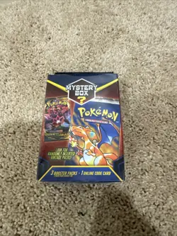 POKEMON Mystery Box Walmart Hanger (3 Booster Packs) SEALED Base Set Chase - Image 1