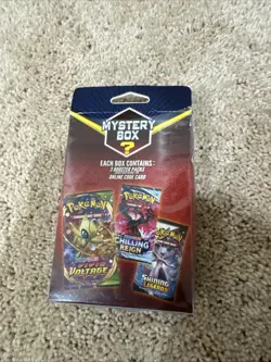 POKEMON Mystery Box Walmart Hanger (3 Booster Packs) SEALED Base Set Chase - Image 2