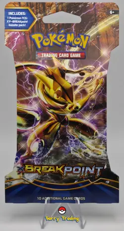 XY BreakPoint Sleeved Booster Pack Pokemon XY Factory Sealed | Greninja Art - Image 1