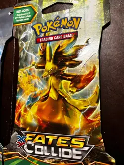 Pokemon Fates Collide Sleeved Booster Pack COMPLETE ART SET - 4 Packs SEALED - Image 3