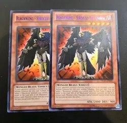 x2 Blackwing - Sirocco the Dawn Duelist League Purple DL17-EN007 LP Yugioh - Image 1