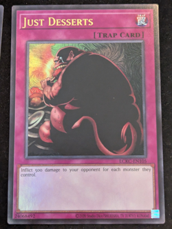 Yugioh! Just Desserts - LCKC-EN105 Ultra Rare - Unlimited Edition FREE SHIPPING - Image 1