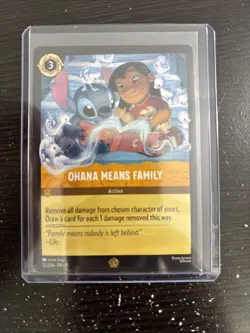 Disney Lorcana TCG Ohana Means Family 32/204 Winterspell - Image 1
