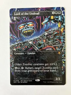 MtG *Borderless* Lord of the Undead Special Guests NM mythic card Zombie - Image 1
