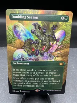 MTG Doubling Season Borderless 350 2XM Near Mint Condition - Image 2