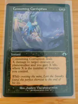 MTG Consuming Corruption (Retro Frame) Modern Horizons 3 M/NM Free UK P&P - Image 1