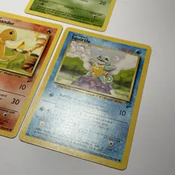 Pokemon Base Set 2 Kanto Starters Bulbasaur, Charmander & Squirtle 3 Cards WOTC - Image 5