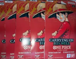 One Piece OP-13 sleeved booster packs x10 free shipping - Image 1