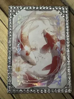 One Piece CCG Goddess Boa Hancock Metal Card - Cherry Blossom Beauty /122 - Image 2