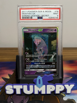 PSA 9 MEWTWO GX 78/73 | Shining Legends Full Art Graded Pokemon Card - Image 1