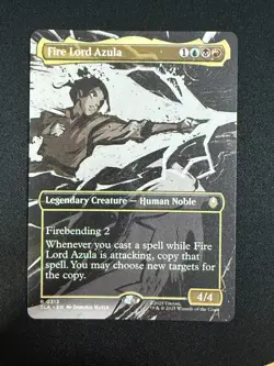 Fire Lord Azula (BORDERLESS) - Avatar: Last Airbender (MTG) NM - Image 1