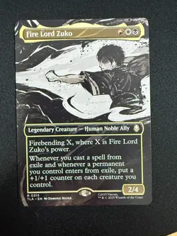 Fire Lord Zuko (BORDERLESS) - Avatar (MTG) NM - Image 1