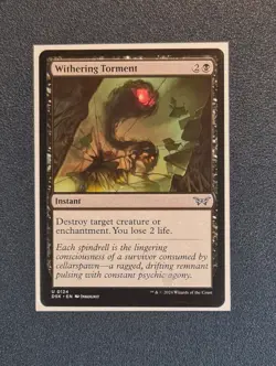 MTG Withering Torment - DSK - Near Mint+ Condition - Image 1