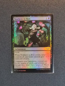 MTG Nowhere to Run - Foil - DSK - Near Mint+ Condition - Image 1