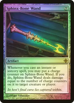 MTG - Sphinx-Bone Wand - Foil - Rise of the Eldrazi - Magic the Gathering - Image 1