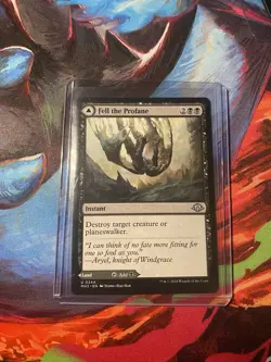 MTG Fell the Profane / Fell Mire - NM - Modern Horizons 3 - Image 1