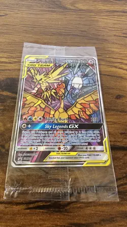 Moltres & Zapdos & Articuno GX - SM210 - Black Star Promo - Pokemon - SEALED - Image 3