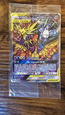 Moltres & Zapdos & Articuno GX - SM210 - Black Star Promo - Pokemon - SEALED - Image 4