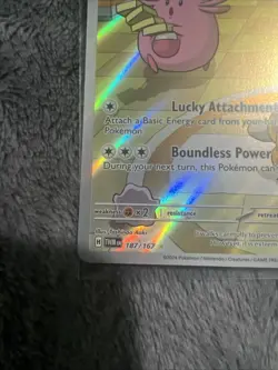 Chansey 187/167 - SV06: Twilight Masquerade (TWM) IR Pokemon TCG NM - Image 5