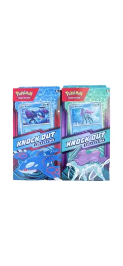DEAL 2 Pokemon Knock Out Collection Boxes Featuring Kyogre/Suicune Promos Sealed - Image 1
