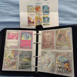 Pokemon Card Stellar Crown Partial Complete Set 96% inc Binder TCG Squirtle - Image 1