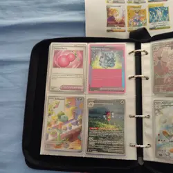 Pokemon Card Stellar Crown Partial Complete Set 96% inc Binder TCG Squirtle - Image 2