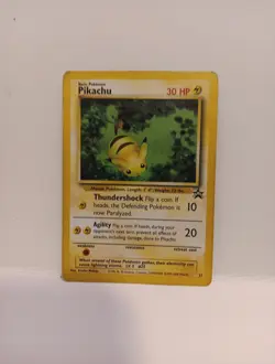 Pikachu 27 WOTC Black Star Promo Pokemon Card Bumblebee Pika EX Not Mint 2000 - Image 1