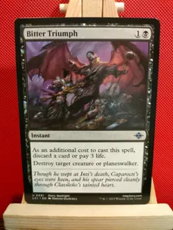 Bitter Triumph - Lost Caverns of Ixalan - Uncommon - NM - MTG - Image 1