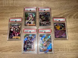 Lotto 6 Pokemon PSA / Umbreon VMAX+Trainer Full Art-Alakazam Ex-Bianca Ecc.. - Image 1