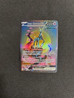 Iron Crown ex 206/162 SV05: Temporal Forces - Pokemon Card - NM - Image 1