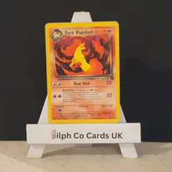 Dark Rapidash 44/82 Team Rocket Set Pokemon Card WOTC - Image 1