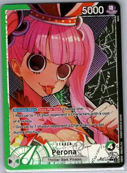 Perona (Alt Art) OP06-021 English Wings of the Captain - One Piece Card - NM - Image 1