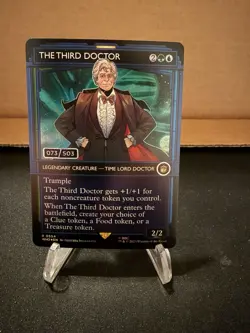 The Third Doctor serial # 073/503 Foil Near Mint MTG - Image 1